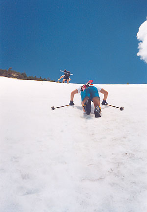 Tuckerman`S Ravine Ski Season