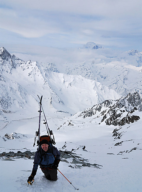 Jager Couloir, Ski Touring route in Haute-Savoie